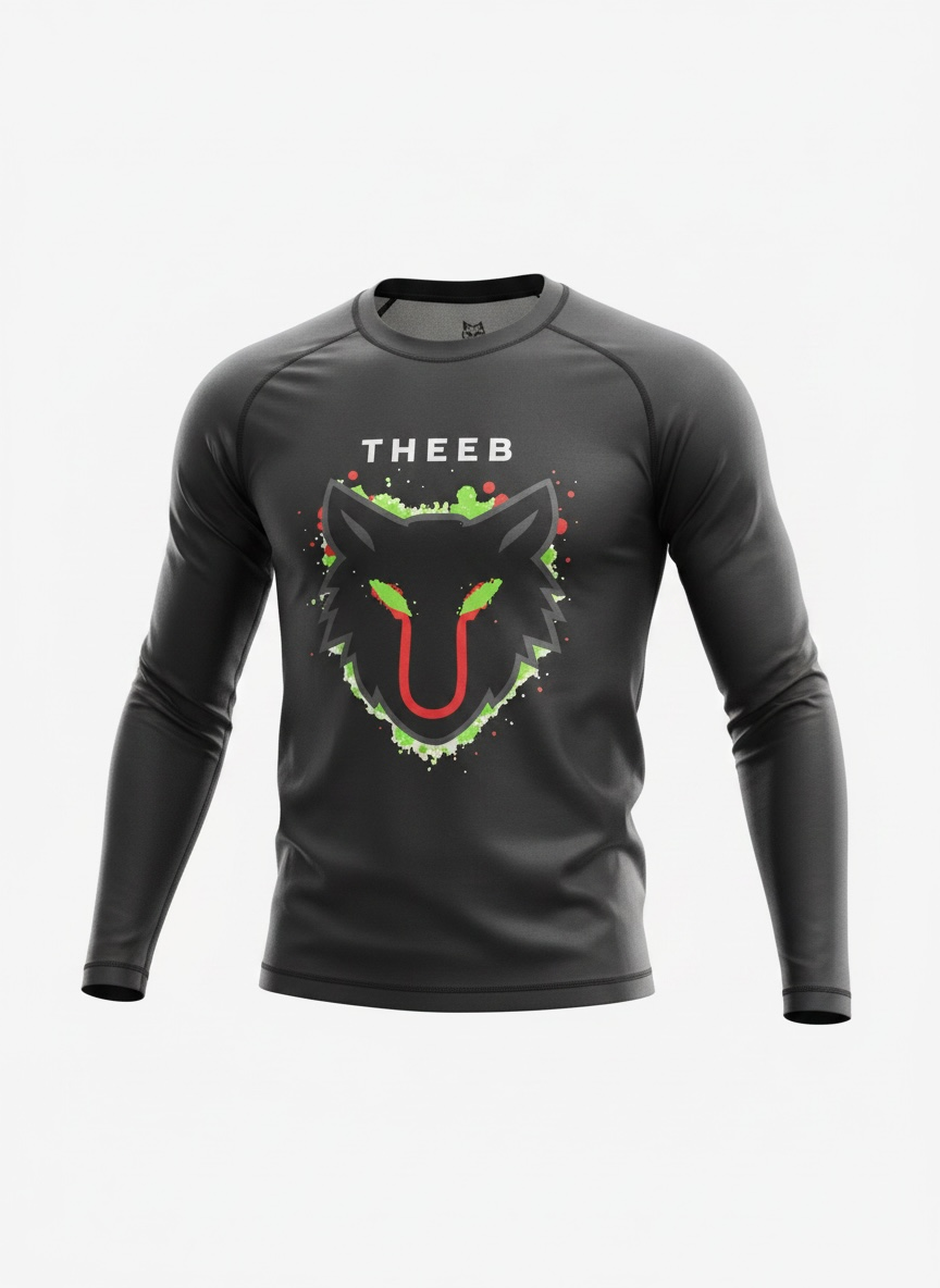 THEEB Rash Guard Long Sleeve Neon Collection - Kids