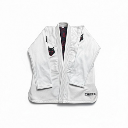 THEEB BJJ Gi – 450 GSM Cotton with Embroidery & Signature Wolf Lining- Adults
