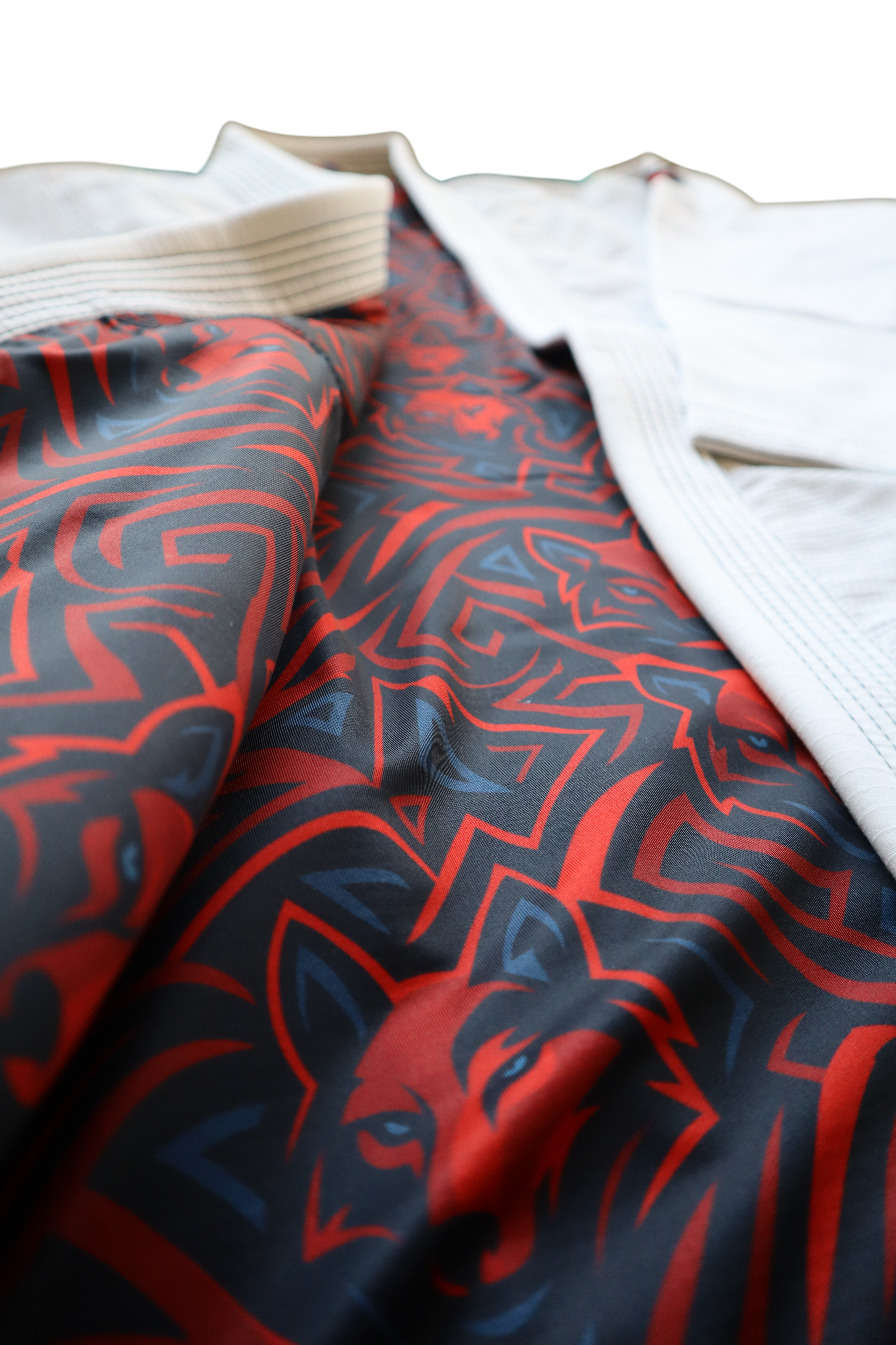 THEEB BJJ Gi – 450 GSM Cotton with Embroidery & Signature Wolf Lining- Adults