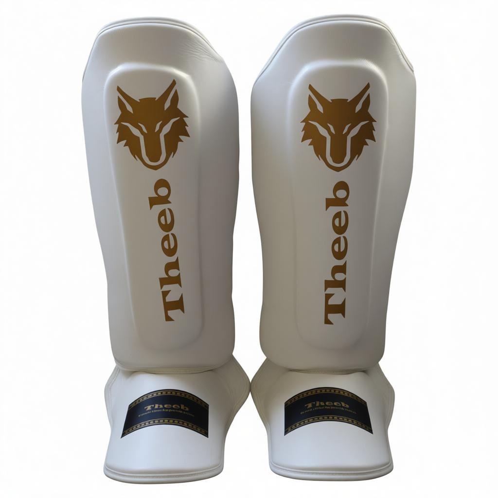 THEEB Golden Age - Shin Guard  (Genuine Cowhide Leather)