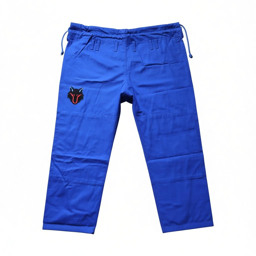 THEEB BJJ Gi – 450 GSM Cotton with Embroidery & Signature Wolf Lining- Adults