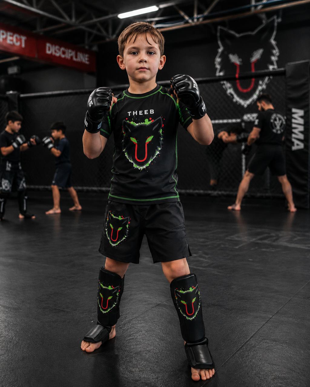 THEEB Rash Guard Neon Collection - Kids