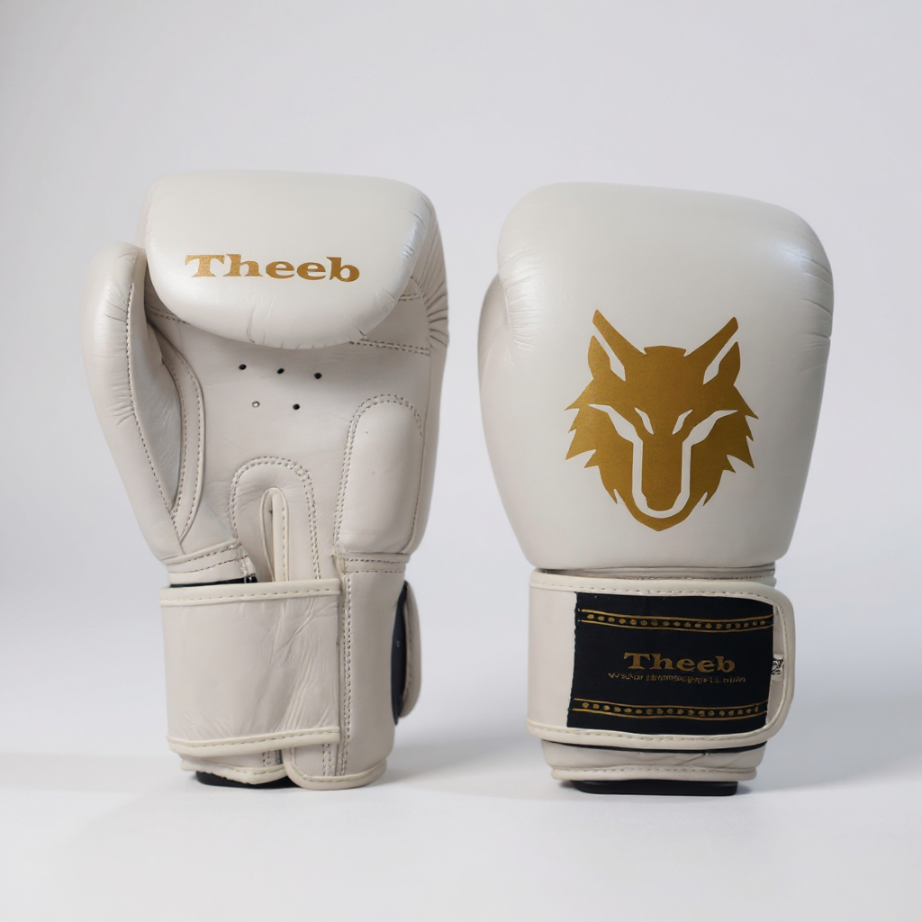 THEEB Golden Age - Muay Thai Gloves KIDS (Genuine Cowhide Leather)