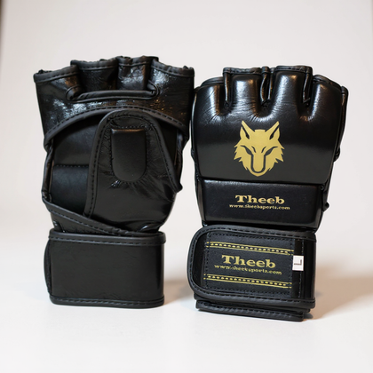THEEB Golden Age - MMA Gloves KIDS (Genuine Cowhide Leather)